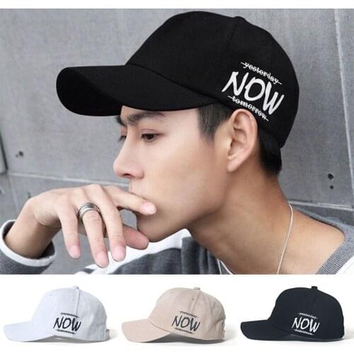 Women Men Baseball Caps Letter "now" Hip Hop Hats Summer Fashion Visors Cap Boys Girls Casual Snapback Hat