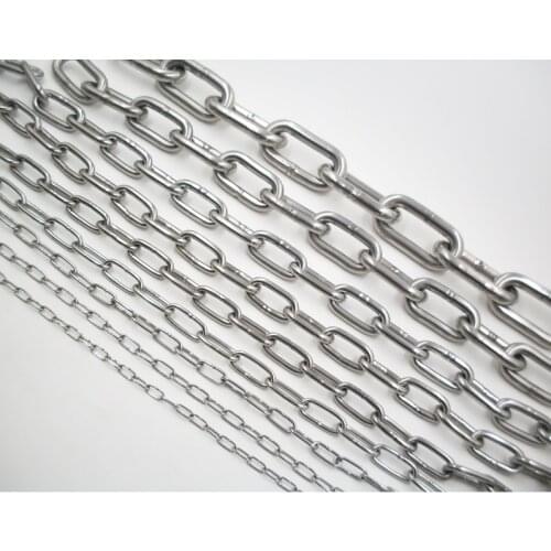 1.2--2.5MM 304 stainless steel chain pet ceiling lamp chain animal light clothesline guardrail, boat part,marine hardware