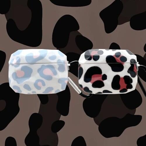 For airpods case,Cute diamond Cow pattern Headphone Cases For Airpods 2 1 3 pro hard Case Earphone Cover for airpods pro case