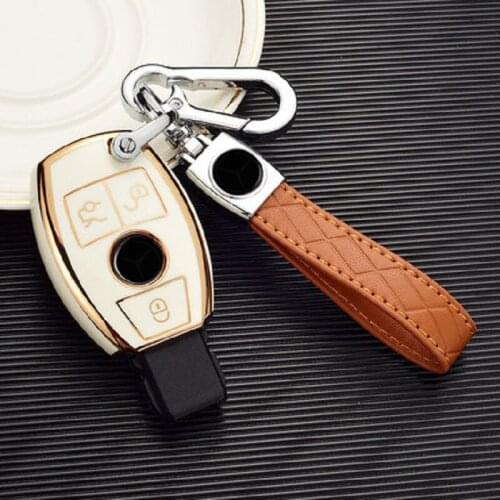 TPU Car Key Case Cover Protection Shell For Mercedes Benz CLS CLA GL R SLK AMG A B C S Class 204 W205 W212 W463 W176 Interior