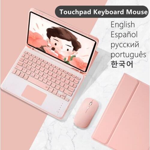 For iPad 7th 8th Generation Case Keyboard for iPad 10.2 Case Pro 11 Air 3 4 10.9 Pro 10.5 Air 2 9.7 Keyboard Case Pencil Holder