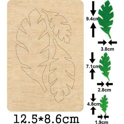 Leaf Earring Cut Wood Dies 2020 New Die For Leather Cloth Paper Crafts Wooden Dies Fit Common Die Cutting Machines on the Market