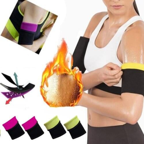 Elastic Neoprene Arm Sleeves for Women Physical Training Upper Arm Workout Enhance Arm Sweating Improve Fat Burning Accelerate C