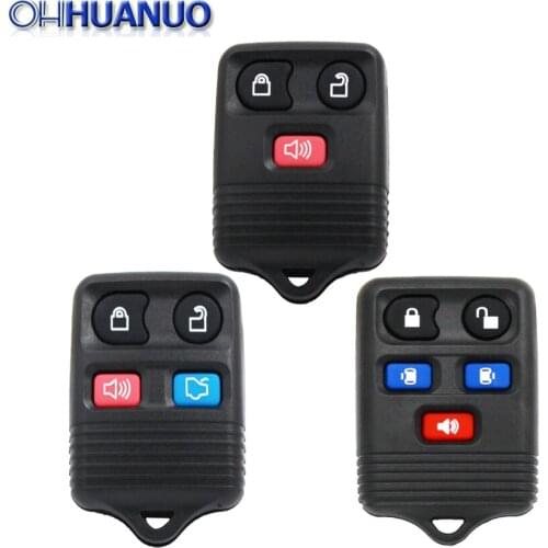 Hot sale!!! Replacement keyless entry Remote Key Shell Case Fob 3 /4 /5 Button For ford Car Key