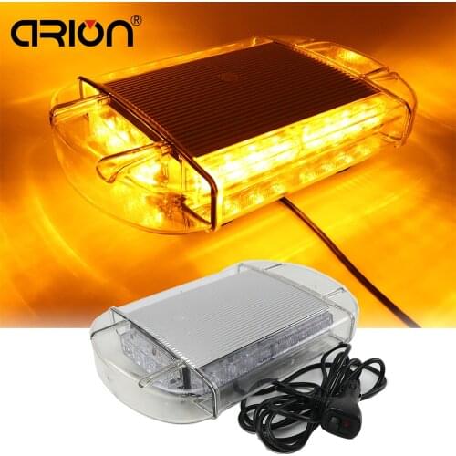 Hot 24 LED 24W Waterproof Car Truck Emergency Fire Warning Police Beacon Tow EMS Strobe Light bar 12 Universal