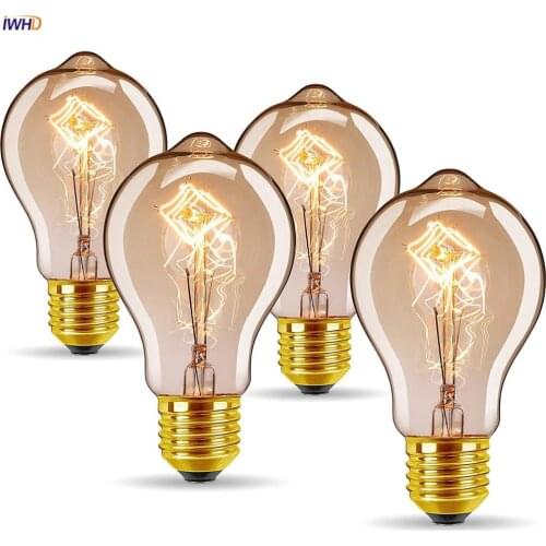 IWHD Ampoule Lampara Vintage Lamp Edison Bulb A19 ST58 40W Loft Industrial Decor Retro Light Bulb Ampul Bombillas Gloeilamp