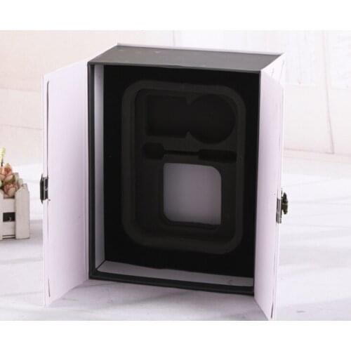 Custom made extension packaging boxes available with logo print,Paper wedding Gift Box with Handle ---XP0211