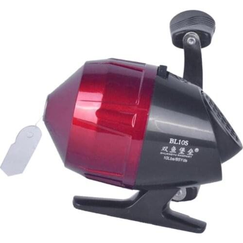 Alloy Reel 10LB/85YDS 3.0:1 SaltWater Freshwater Fishing Red