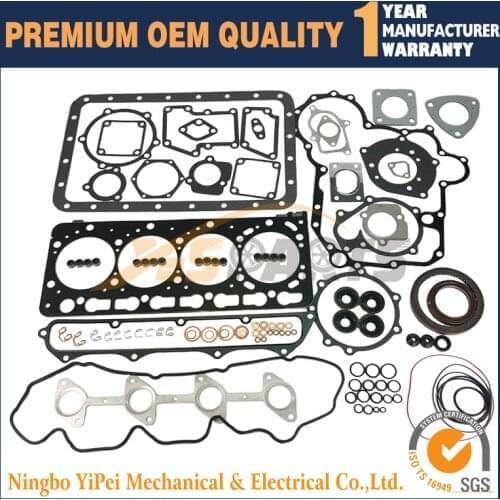 V3800 V3800T Engine Overhaul Gasket Kit for Kubota Bobcat Excavator