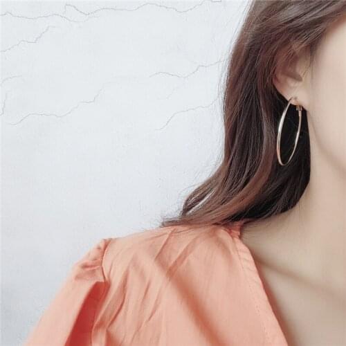 Exaggerated Large Earrings Fashion Women Exaggerated Round Earrings Womens Jewelry Party Nightclub Earrings