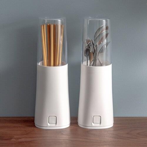 Multifunctional Simple And Creative Plastic Detachable Tableware Storage Box Knife Fork Drain Cage Kitchen Soup Spoon Storage