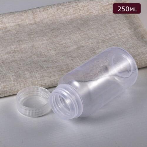 4PCS of 250ml Polypropylene Material Refillable Bottles for Shampoo Cosmetic Lotion Food Grade Reagent Container