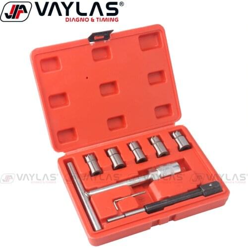 7Pcs Diesel Injector Seat Cutting Tool Set Remover Seat Cutter Tools Kit High Quality Automotive Repair Tools