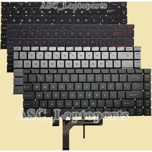 New US QWERTY Keyboard for MSI GF63 GF63 8RC GF63 8RD Laptop , with BACKLIT