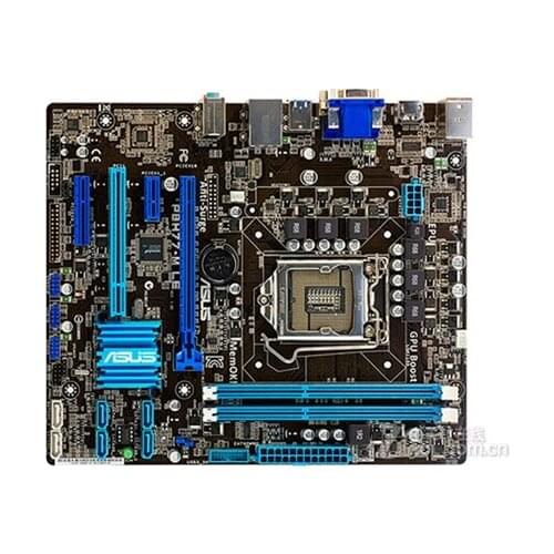 Free shipping original motherboard for for ASUS P8H77-M LE DDR3 LGA 1155 USB2.0 USB3.0 22/32nm CPU 16GB H77 Desktop motherborad