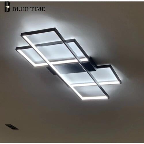 Black Metal Led Ceiling Lamp Home Modern Ceiling Light For Living room Dining room Bedroom Kitchen Indoor Lighting Fixtures