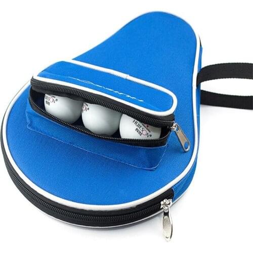 Professional New Table Tennis Rackets Bat Bag Oxford Ping Pong Case With Balls Bag Sports Accessories 30x20cm