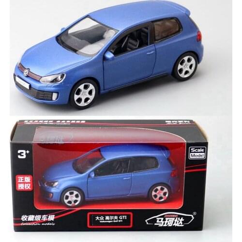 RMZ City/1:36 Scale Diecast Model/Volkswagen Golf GTI SUV Sport/Educational Collection/Pull Back Toy Car/Gift For Children/Box