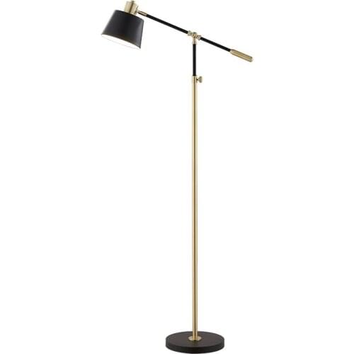 Modern Living Room Light Luxury Floor Lamp Simple Bedroom Study Eye Protection Lamp American Ins Style Rocker Reading Table Lamp