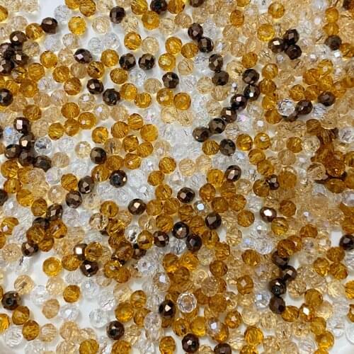 STENYA 4*3mm Crystal Czech Beads Rondelle Faceted Jewelry charms Spacer Earrings Bangle Bracelet Necklace Pendants Accessories