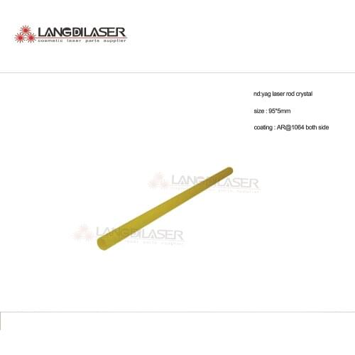 Nd:yag laser rod , YAG laser rod for tattoo removal handpiece , Q-switched nd:YAG laser rod