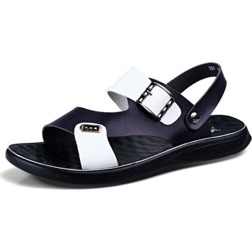 Turritopsis nutricula Men's Leather Sandals