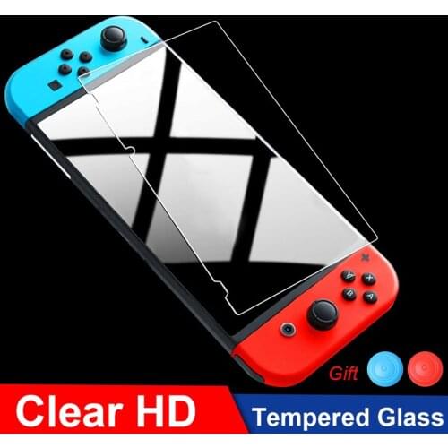 Premium Tempered Glass Screen Protector Film For Nintend Switch NS NX Anti-Scratch LCD Screen Protectors 9H Guard Film