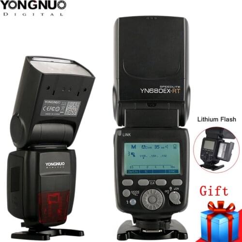 YN680EX-RT Wireless Master Control High-speed 2.4G 1/8000s TTL Flash Speedlite with 2000mAh Lithium battery for Canon Camera