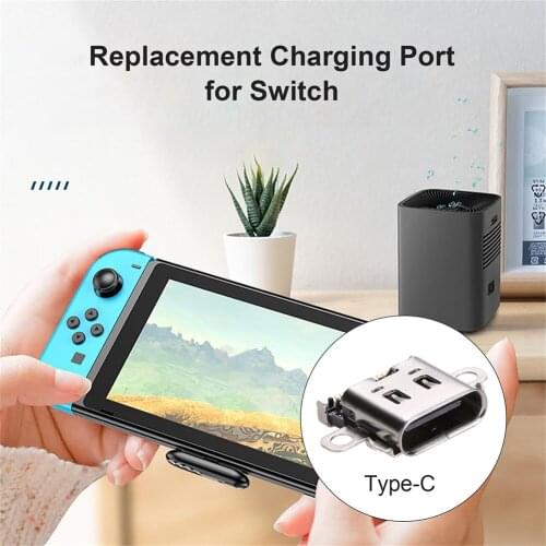 Replacement USB Type C Charging Port Charger Socket for Nintendo Switch Console Repair Parts Connector Charging Board Flex Cable