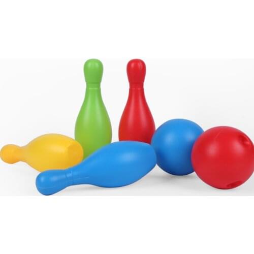 12Pcs/set Baby Color Bowling Toys Balls Indoor Entertainment Sports Throwing Games Parent-child Toys Children Christmas Gifts
