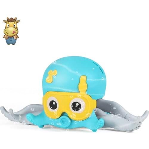 2021 Bathing Seal Toys Children Mini Creep Funny Kids Water Summer Swimming Pool Octopus Bad speelgoed dier Bath Toy Animal