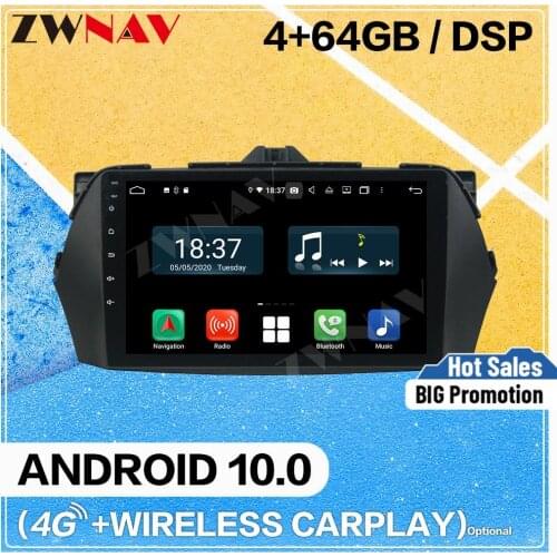 DSP Carplay Android 10.0 Screen Car Multimedia DVD Player for Suzuki Ciaz Alivio 2015-2018 GPS Navigation Radio Stereo Head Unit