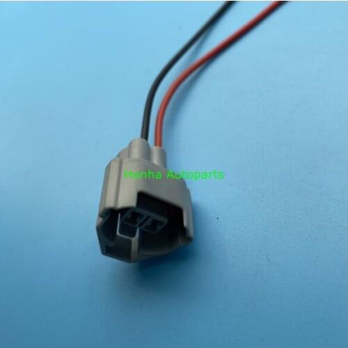 Free shipping 100 pcs/lots 2 Pin/Way Female connector Bottom Slot with 16AWG 20cm wire 6189-0035