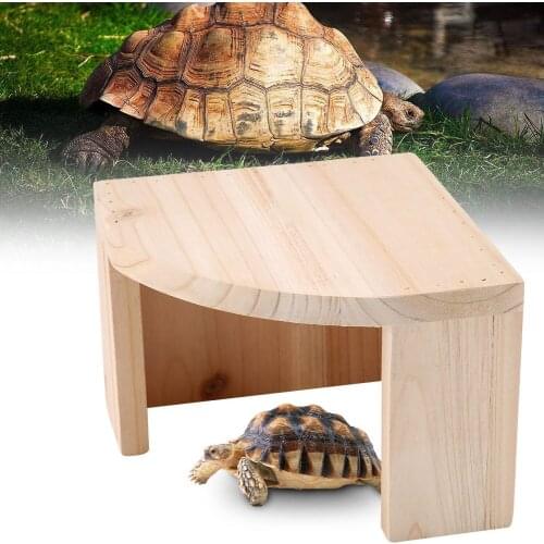 Turtle Tortoise Hiding Cave Reptile Hideouts Small Cave House Decoration Fish Tank Ceramic Aquarium Shelter