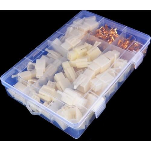 380Pcs/Box Car Electrical 2.8 to 2/3/4/6 Way Pin Wire Connector Terminal Kit Mayitr Male Female Cable Wiring Terminals Auto