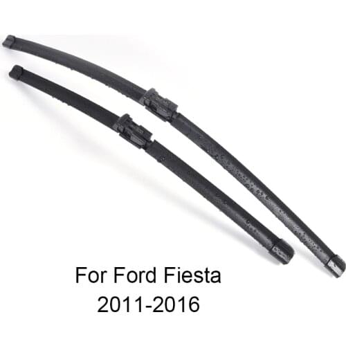 Car Windshield Wiper Blades for Ford Fiesta form 2011 2012 2013 2014 2015 2016 Car Windscreen wiper Rubber