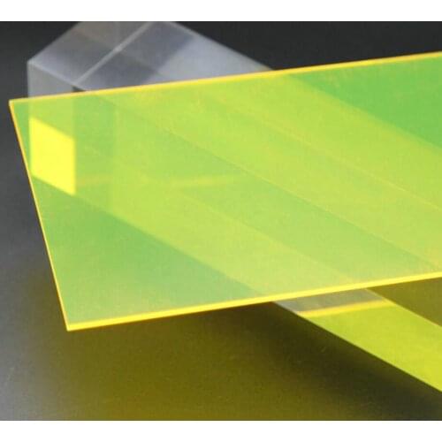 5mm Neon Fluorescence Translucence Acrylic(PMMA) Plexiglass Multipurpose Oргстекло Plate For Signs,Shelving,Storage Box