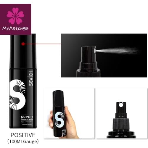 Sevich 100ml Fashion Hair Styling Spray Daily Use Unisex Strong Fixing Hair Building Fiber Quick Disposable Hair Hold Spray