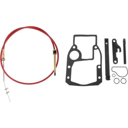 Shift Cable Kit Adjustment Tools Mounting Gasket Replacement Set Fits OMC 987661