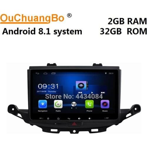 Ouchuangbo 9 inch car audio stereo touch screen forBuick Verano GS 2016-2019 support USB SWC wifi BT android 8.1 4 core