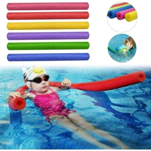 Swimming Floating Foam Sticks Swim Pool Hollow Floats Noodle Aid Floating Sticks Swimming Stick Color Foam Stick