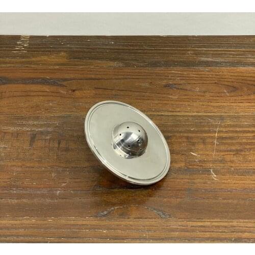 Flat End Cap 4" Tri-Clamp, Spray Ball, 1/4" MNPT thread, SS304