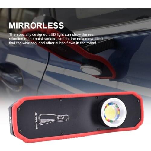 Portable COB Lantern Hanging WorkLight with Magnet Rechargeable Car Detailing Tool Car Paint Checking Torch Power Light Dropship