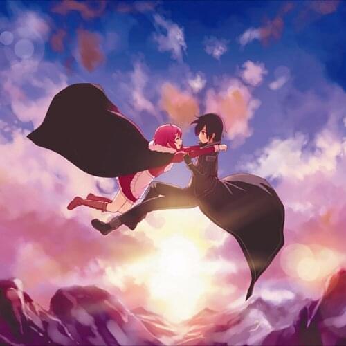 Anime 3D Bedding Bed Sheet Bedsheet Quilt 150*200cm Animation Blanket Sword Art Online