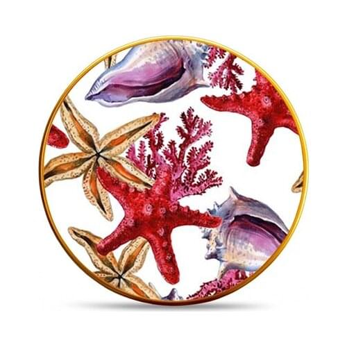 Majida Service Plate 6 Pieces 25 Cm Coral