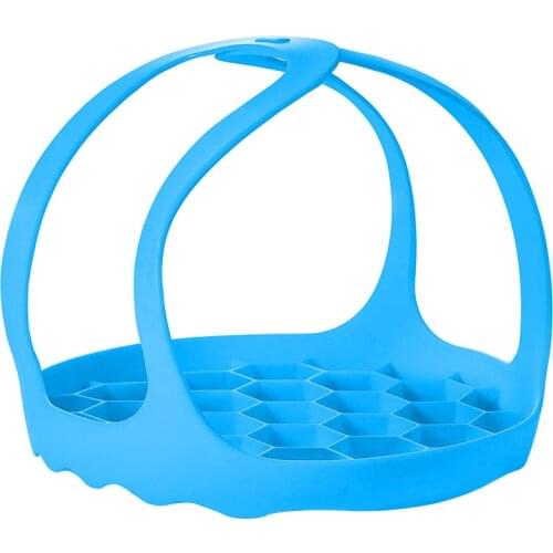 Pressure Cooker Sling Silicone Egg Rack Hot Pans Trivet Kitchen Supplies Handle Steamer Basket Bakeware Lifter Accessories
