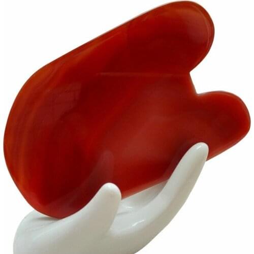 Natural jade Scrapping board plate point massager blood circulation face back body slimming beauty massager tool