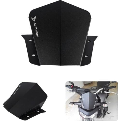 For Yamaha MT09 2014 2015 2016 2017 Motorcycle accessories Windshield ABS Plastic Wind Deflectors Aluminum High Quality