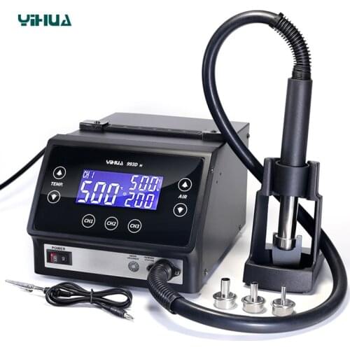 Yihua YIHUA smart touch screen desoldering station, high-power hot air station, mobile phone repair hot air gun welding station