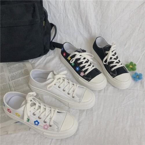 Fashion Wild light Flat canvas Ladies Casual Low Lace-up Shoes Fashion Sneakers Spring Womens Vulcanize Shoes U12-67